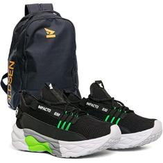Tenis Masculino High Effect Corrida Academia Caminhada + Mochila Oldsen