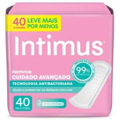 Protetor Diário Intimus Antibacteriana - 40 unidades
