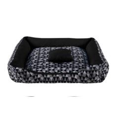 cama pet medio 60 x 50 caminha para cachorro fundo impermeavel com zip
