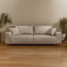 Sofá Fixo 3 Lugares Luxo 180 Cm Argos