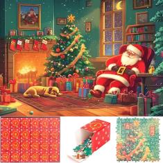 Quebra-cabeça: Calendário do Advento svlvhool 2024, Natal, 1008 peças