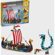 Lego Creator 3 em 1 Navio Viking - 31132