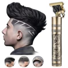 Máquina De Cortar Cabelo E Fazer Pezinho Dragão Dourado - Aquilae