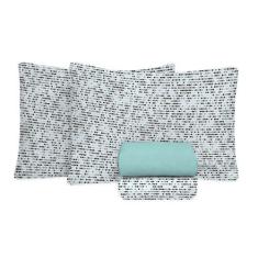 Jogo de Cama King Size Algodão 200 Fios 4 Peças Estampado - Fiori