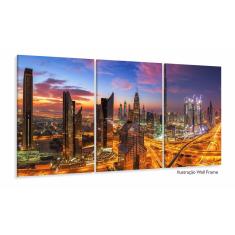 Quadro Decoração Cidade em Movimento 120x60