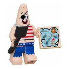 Boneco Blocos De Montar Patrick Estrela Praia Bob Esponja