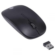 MOUSE SEM FIO 2.4 GHZ 1200 DPI DYNAMIC FLAT PRETO USB - DM100 - VINIK