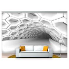Papel De Parede Túnel Profundo Geométrico 3D At32 - Você Decora