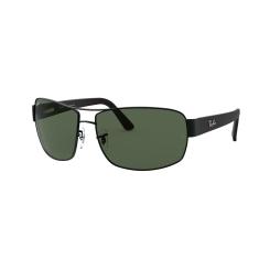 Óculos de Sol Ray-Ban 0RB3503L 006/71 Tam 64 / Preto Fosco - Lentes Verde Escuro