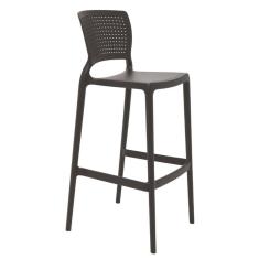 Banqueta Safira Alta Bar Marrom Tramontina 92138/109