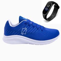 Tênis Masculino Esporte Academia Caminhada Leve Macio Dia a Dia + Relógio-Masculino