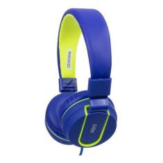 Fone De Ouvido Microfone Dobravel Oex  Hs107 Azul Verde - OEXKIDS