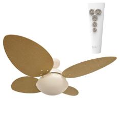 Ventilador De Teto Aliseu Vime Natural Com Controle Remoto, 220V