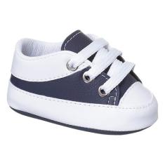 Tenis Sapatinho de Bebe Cadarço Primeiros Passos Confortavel TB56 - HB