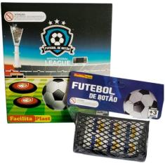 Jogo de Tabuleiro Futebol de Botão 2 Times Sortidos Caixa Clássico Ata