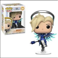 Funko Pop Overwatch 304 Mercy Cobalt Gamestop Exclusive
