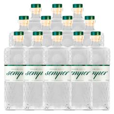 Gin Semper Premium Dry Herbal 750ml 12 Unidades