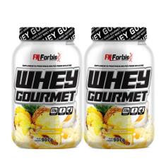 Kit 2X Whey Protein Gourmet 907g Pote - FN Forbis Nutrition, Único, Ab