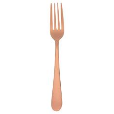 Mimo Style Garfo de Mesa Bronze Sophia de Aço Inoxidável, Brilhante Moderna e Elegante. Ideal para Todas as Ocasiões. Livre de BPA, Resistente e Durável, ATS03G