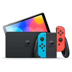 Console - Nintendo Switch OLED - Vermelho e Azul Neon