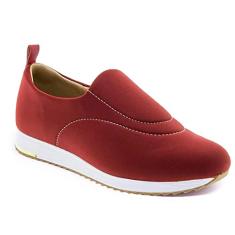 Tênis Feminino Usaflex Slip-On Lycra Shine Conforto V9103