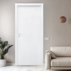 Porta Lisa Uv Batente Regulável 13cm a 19cm Guarnição 7cm 62cm X 210cm Direito Rodam