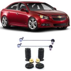 Bieleta + Kit Batente Chevrolet Cruze Dianteiro 2011 Até 2017 O Par - 