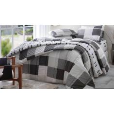 Jogo De Cama Solteiro Lençol Estampado 3 Peças Linnar Sultan, Jogo, 86