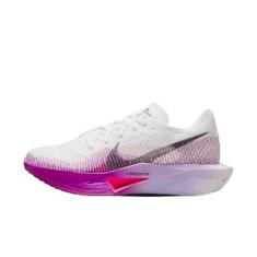 Nike Vaporfly 3 Tênis feminino de corrida de estrada (DV4130-700, Volt/Verde grito/Barely Volt/Preto), Branco/roxo vívido/roxo, 40