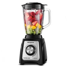 Liquidificador Mondial Turbo Glass L-1400-GI 2.2 Litros 12 Velocidades