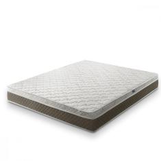 Colchão Casal Umaflex Marsala 1,38x1,88x0,24 Marrom/branco