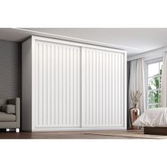 Guarda-roupa Coliseu 2 Portas 6 Gavetas Branco Absoluto