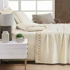 Jogo De Cama Supreme King 04 Peças Vanilla