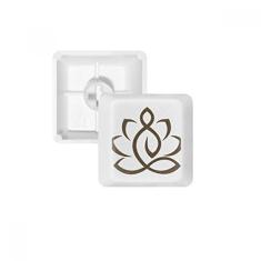 Culture Religion Customs Lotus Figure Keycap Teclado mecânico PBT Gaming Upgrade Kit