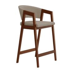 MadeiraMadeira Banqueta Alta ÁVila Pinhão - Madeira Natural - Moderno - 9kg