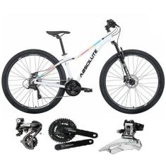 Bicicleta Aro 29 Feminina Absolute Mia 3 Shimano Altus 24v K7 Freio Hidráulico Trava Cabos Internos-Feminino