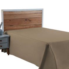 Lençol Super King Sem Elástico Algodão 300 Fios Cama Box Padrão - MF E
