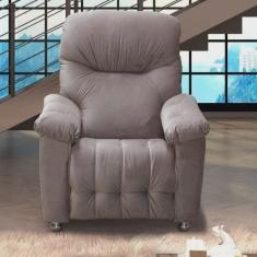 Poltrona Reclinável Virtus Matrix Capuccino