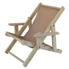 Espreguiçadeira Preguiçosa Dobrável Infantil Madeira Maciça Natural Co