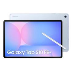 Tablet Samsung Galaxy Tab S10 FE+ 128GB WiFi - Azul, com Caneta S Pen 