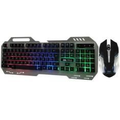 kit teclado gamer + mouse gamer recomendado para jogos knup kp-2054