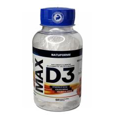 Max Vitamina D3 Com Cálcio E Magnésio 60 Comprimidos 1000Mg