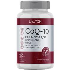 Coenzima Q10 100mg 60 Cápsulas Veganas COQ10 + Vitamina E + Zinco Lauton Nutrition