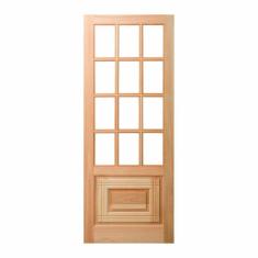 Folha de Porta Maciça 210x60cm Eucalipto PM11 Oriental Cruzeiro Portas Marroml