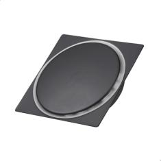 SOFTINOX Ralo Sistema Click 10x10 Black Matte Aço Inox Para Banheiro