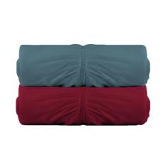 Kit 2 Lençóis Malha Solteiro com Elastico Vivaldi - Fio 30/1 Penteado - 100% Algodao (Kit 6)