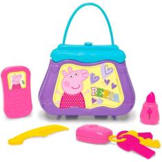 Bolsa Da Peppa Pig Com Acessórios Menina - Elka Brinquedos