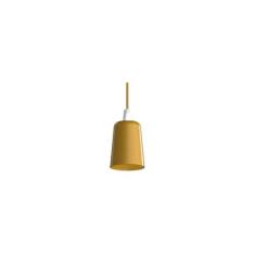 Pendente line  preto fosco 5cm inove, Dourado, Bivolt