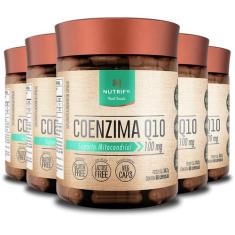 Kit 5 Coenzima Q10 + Vitamina E Nutrify 60 Cápsulas