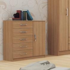 Cômoda Sapateira 1 Porta 5 Gavetas Zurique Evidência Móveis Demolição